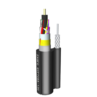 Non Metallic GYFTC8Y 1KM 144 Core Fiber Optic Cable