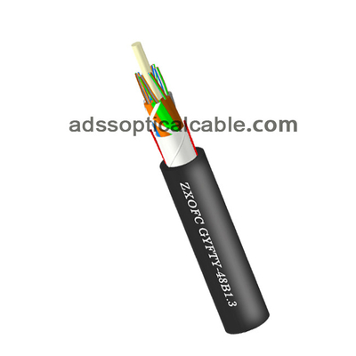 Outdoor Non Metallic Fiber Optic Cable / OM2 OM3 Non Armoured Cable GYFTY